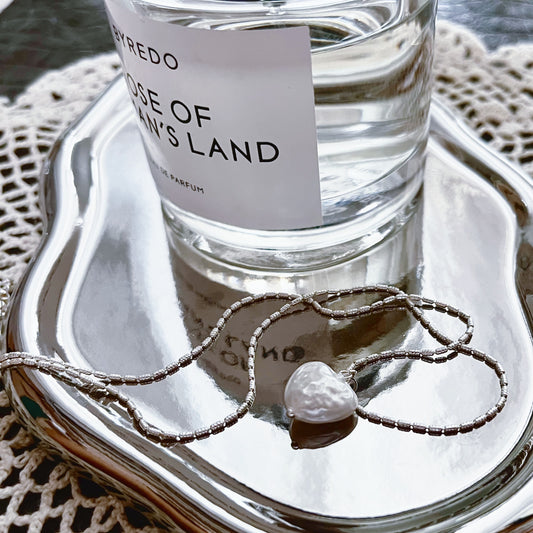 Serene Heart Pearl Necklace