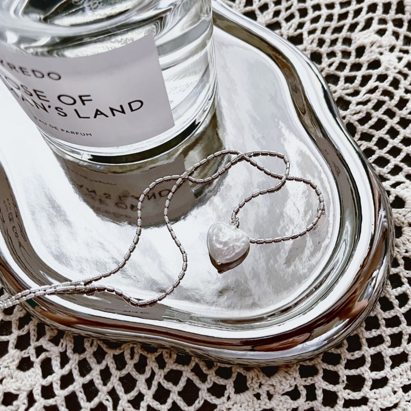 Serene Heart Pearl Necklace