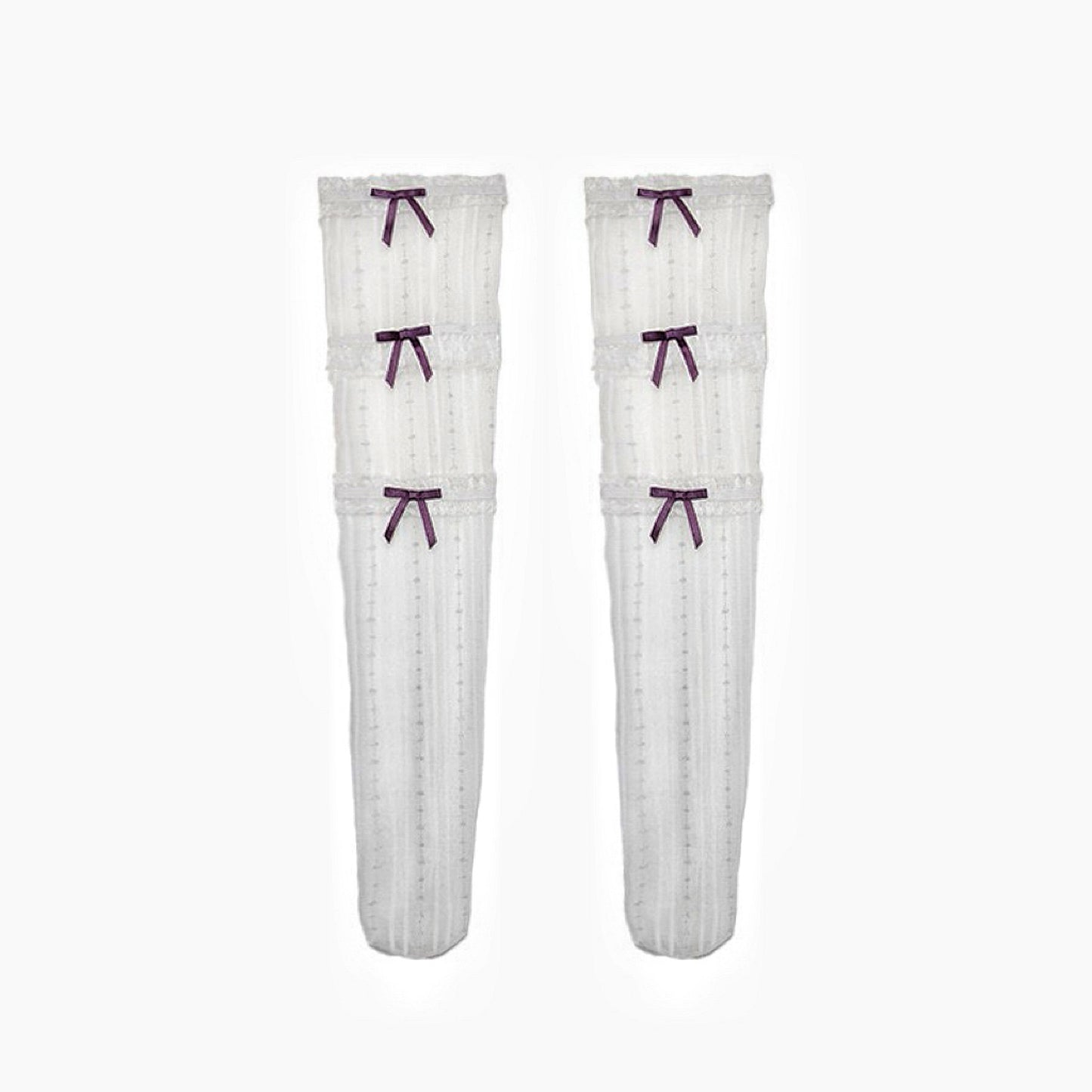Fleurmist – Lolita Mesh Mid-Calf Socks