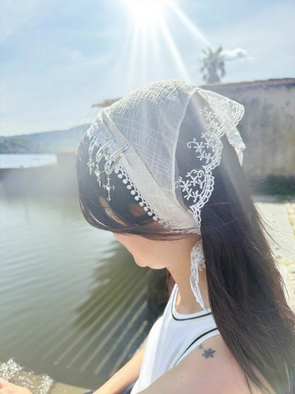 Metal Hair Clip Set – Cross, Star & Crystal Design | Minimalist Fashion Hair Accessories for Women