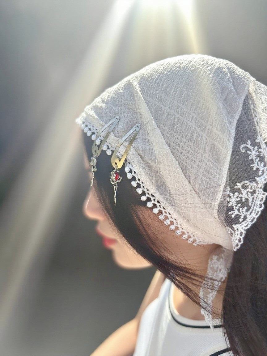 Vintage Metal Rose Hair Clip Set – Retro Rose & Flower Branch Hair Accessories for Women