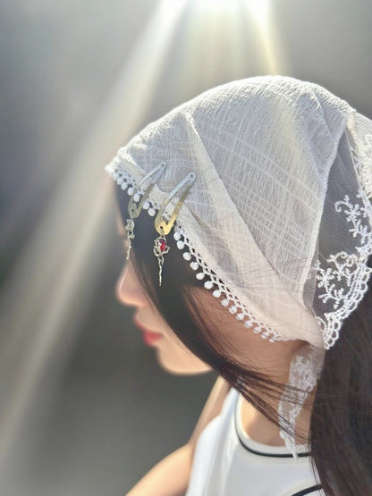 Vintage Metal Rose Hair Clip Set – Retro Rose & Flower Branch Hair Accessories for Women