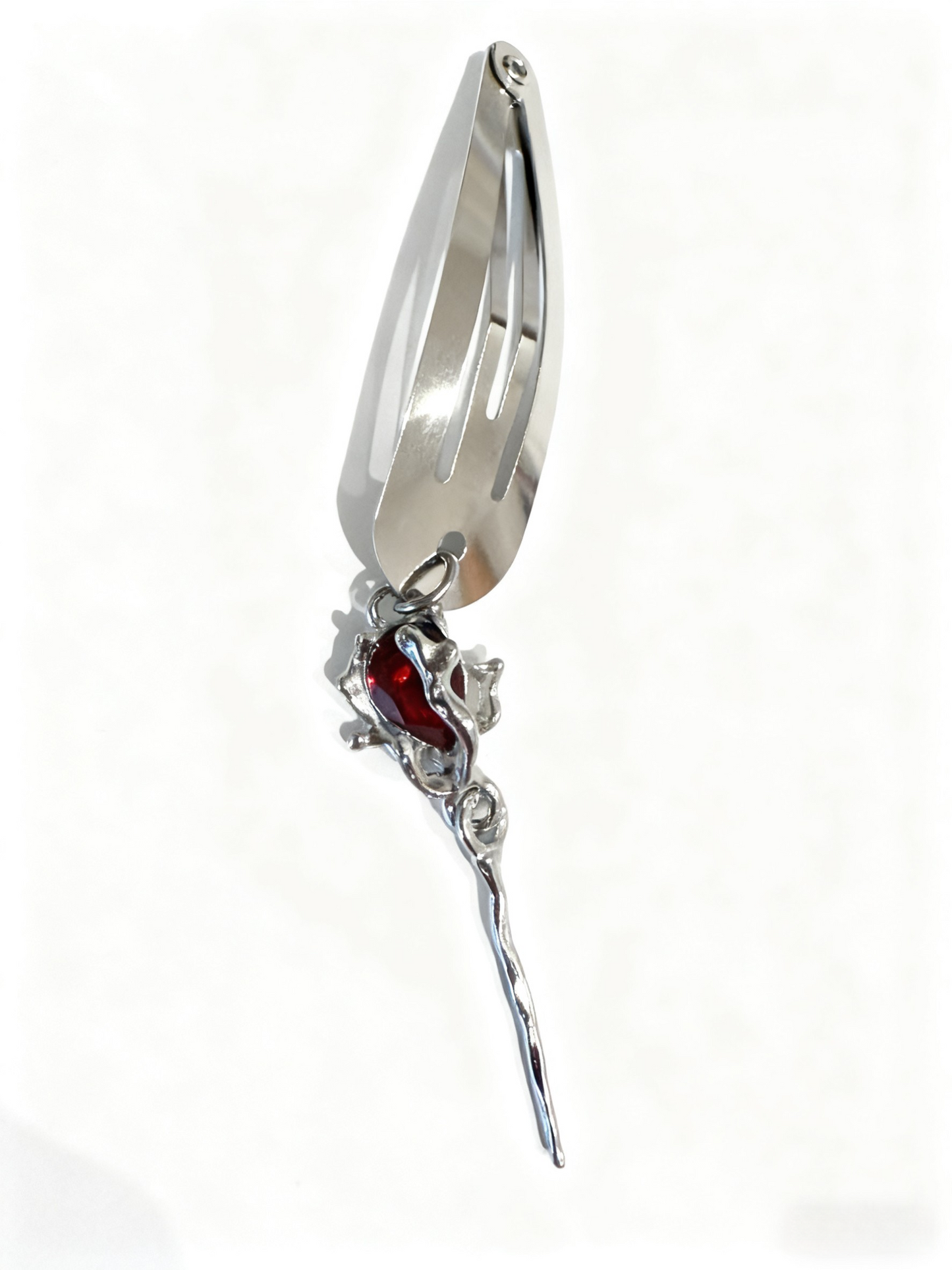 Vintage Metal Rose Hair Clip Set – Retro Rose & Flower Branch Hair Accessories for Women