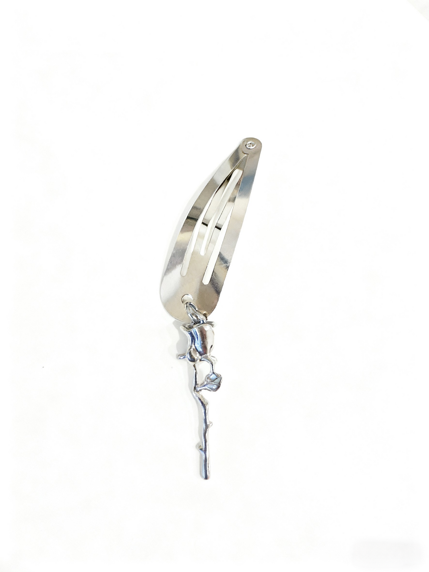 Vintage Metal Rose Hair Clip Set – Retro Rose & Flower Branch Hair Accessories for Women