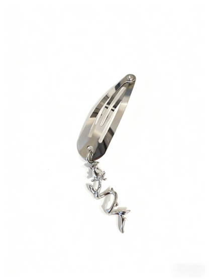 Gothic Rose & Cross Metal Hair Clip Set – Vintage Flower Hair Accessories for Women, Trendy Punk Style Barrettes