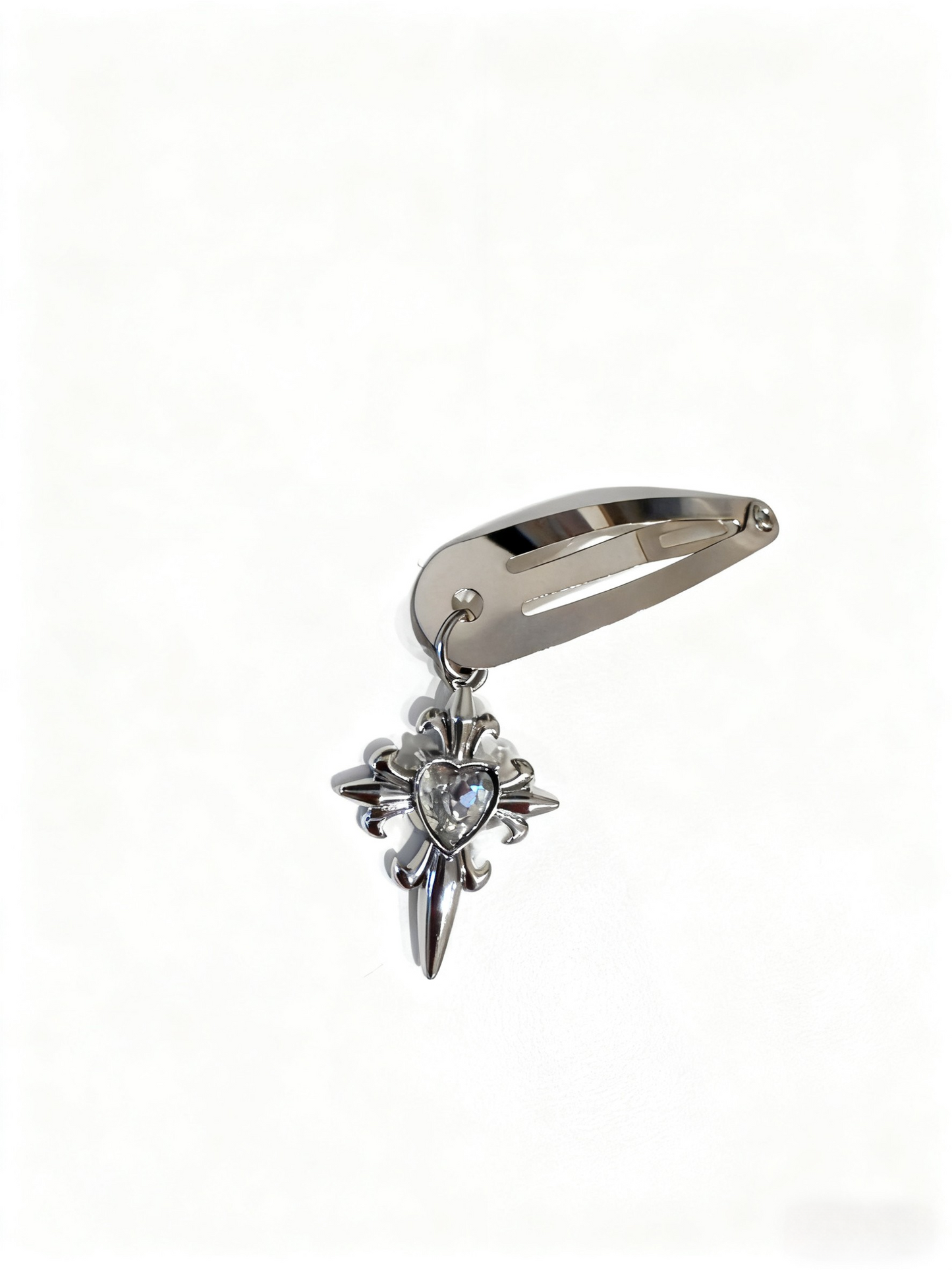 Metal Hair Clip Set – Cross, Star & Crystal Design | Minimalist Fashion Hair Accessories for Women