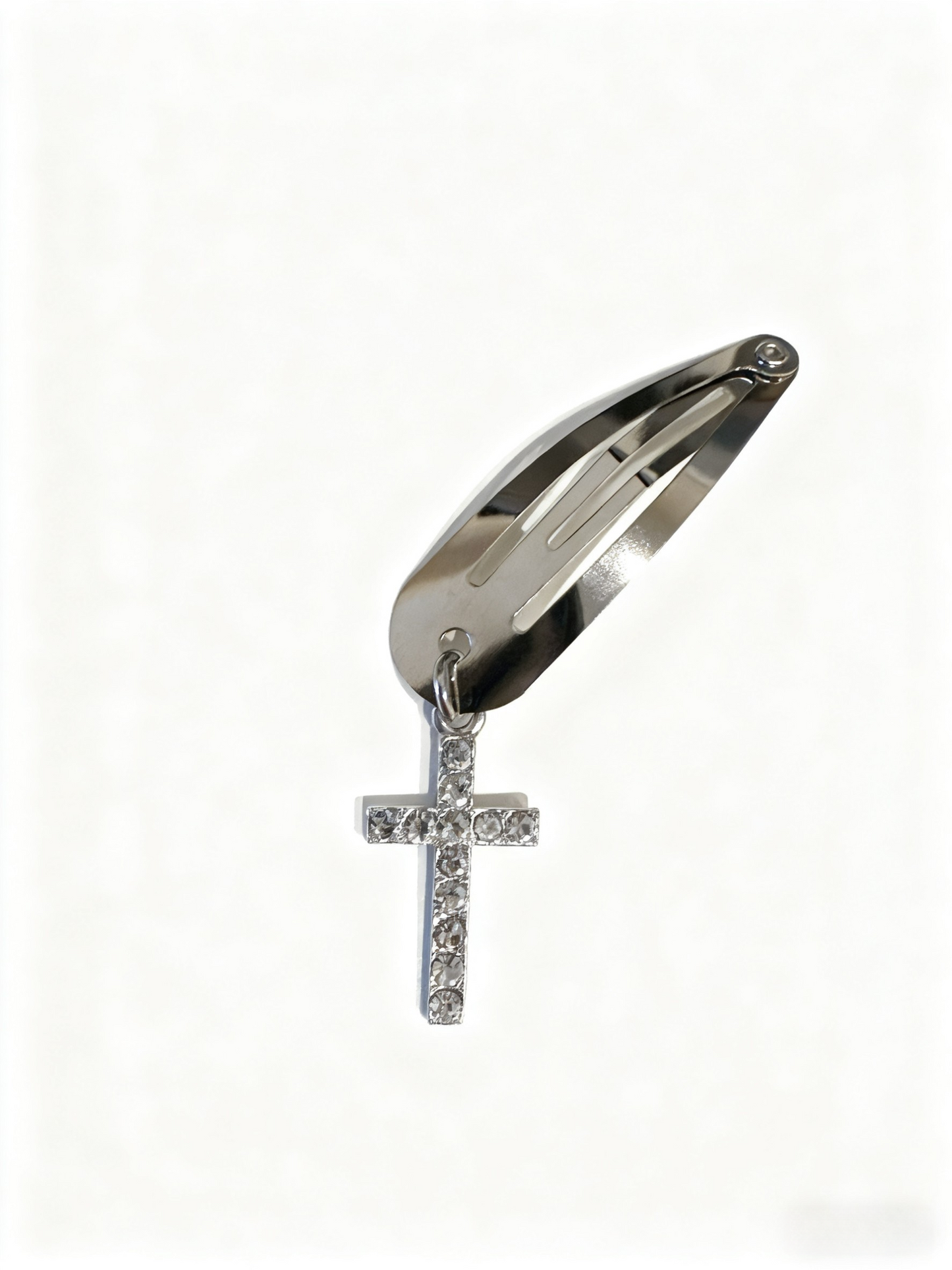 Chic Metal Hair Clip Set – Cross & Star Shaped Hair Accessories for Women, Trendy Punk Hair Barrettes (3 Pieces)