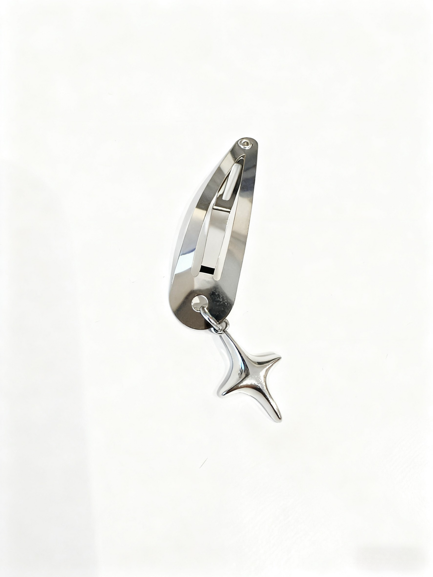 Chic Metal Hair Clip Set – Cross & Star Shaped Hair Accessories for Women, Trendy Punk Hair Barrettes (3 Pieces)