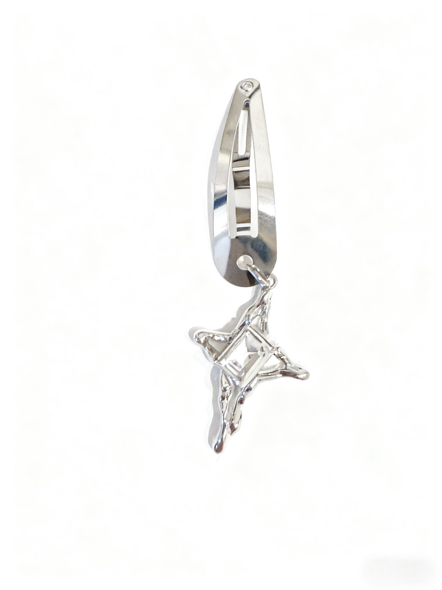 Metal Hair Clip Set – Cross, Star & Crystal Design | Minimalist Fashion Hair Accessories for Women