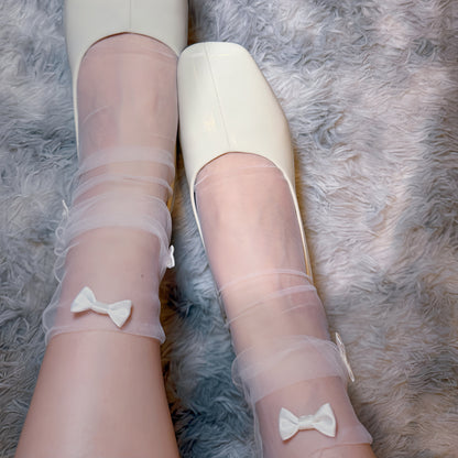Veloura – Sheer Mesh Ankle Socks