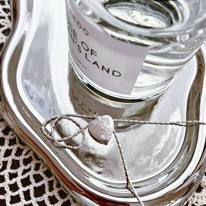 Serene Heart Pearl Necklace