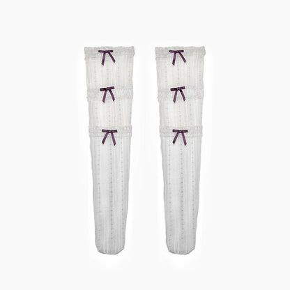 Fleurmist – Lolita Mesh Mid-Calf Socks